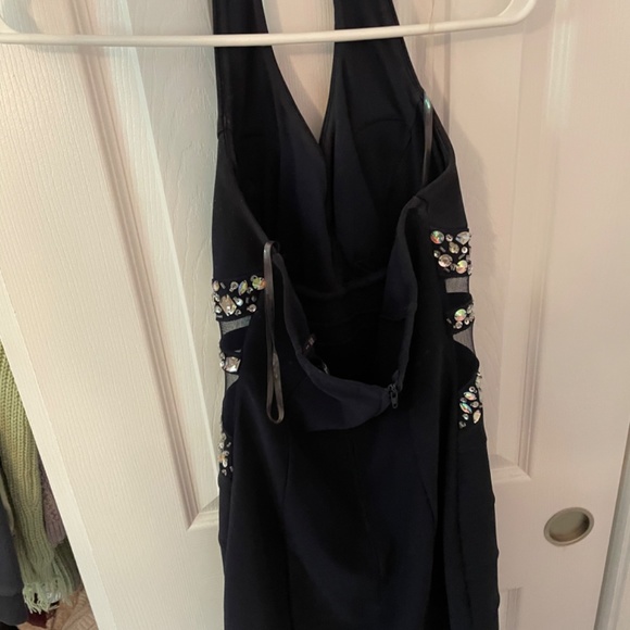 Nacy Blue Halter Dress - Picture 3 of 3